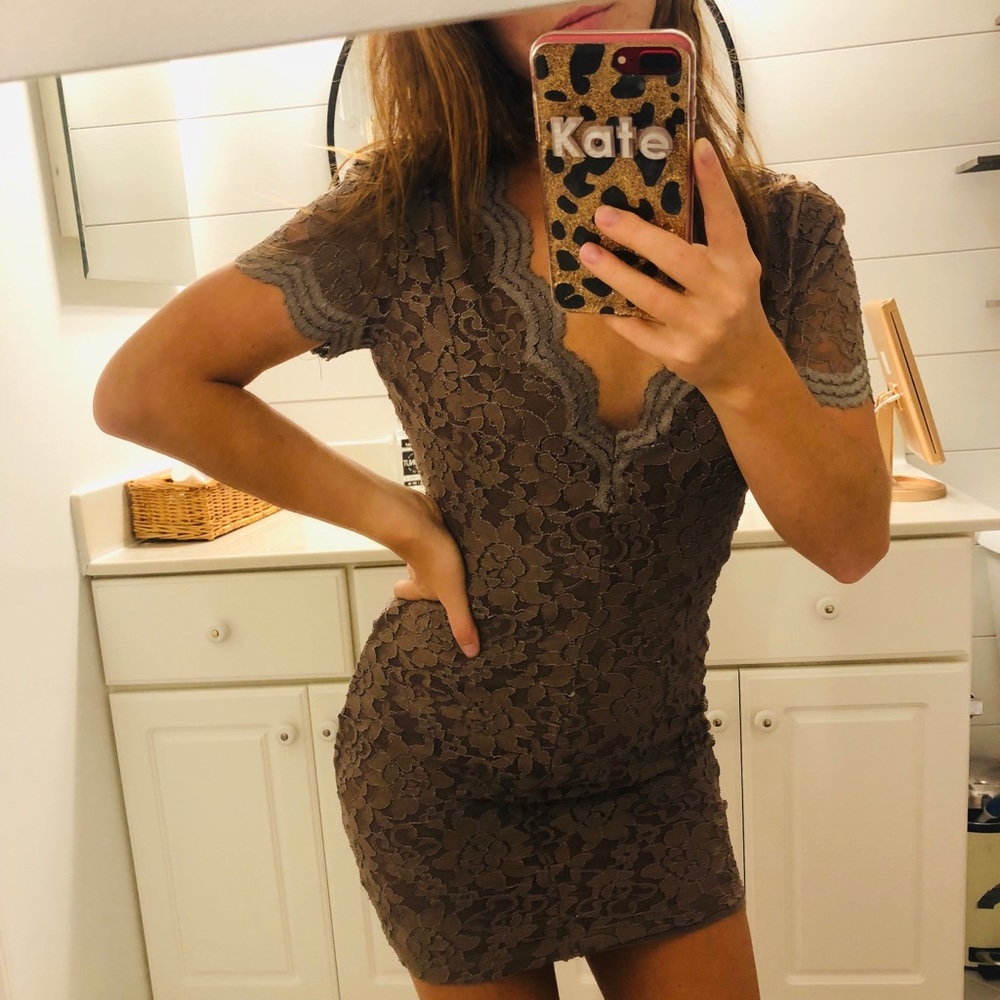 Urban Outfitters Bodycon Lace Dress